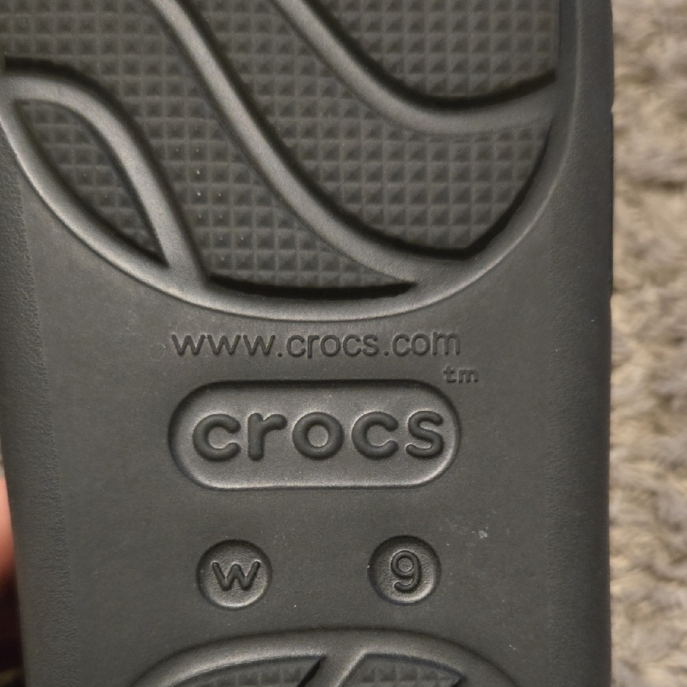 CROCS Melissa Jelly Black Sandals - Picture 2 of 7